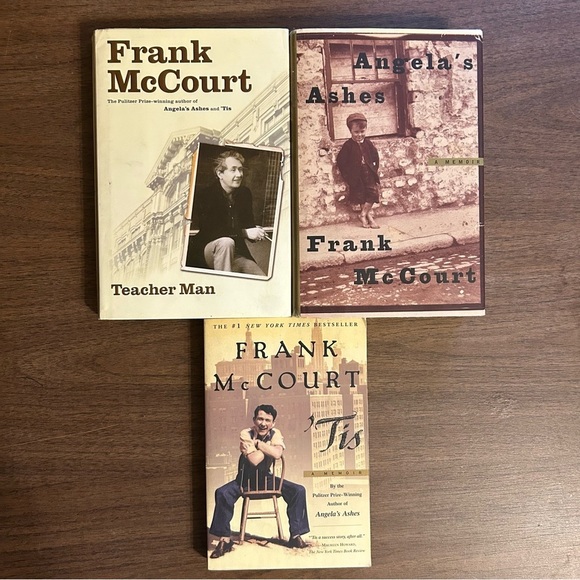 unbranded Other - Frank McCourt Books Lot of 3 Angela’s Ashes, Teacher Man, Tis 2 HC & 1 PB
